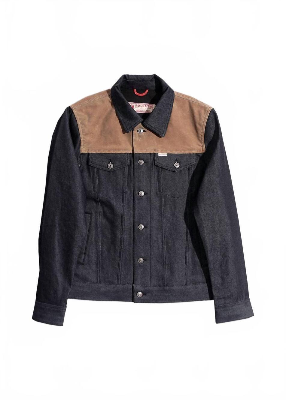 NEW IRON & RESIN men's denim rambler jacket in indigo